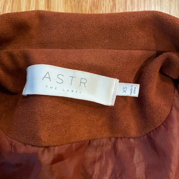 Rust Color ASTR Suede Jacket - Picture 2 of 3